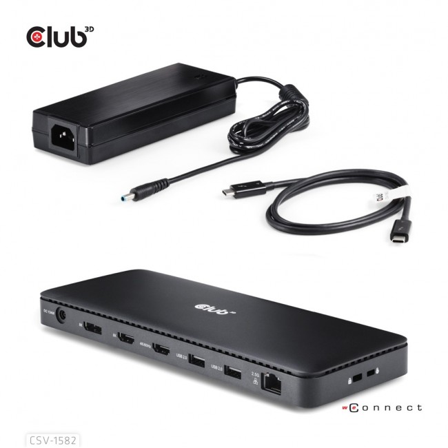 CLUB3D Thunderbolt 4 Certified 12-in-1 Docking Station CLUB3D Thunderbolt 4 Certified 12-in-1 Docking Station