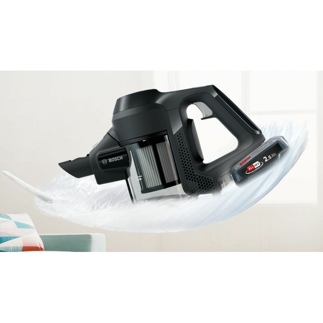 Bosch Serie 6 BBS611BSC stick vacuum/electric broom 2-in-1 stick vacuum Battery Dry Bagless Black 2.5 Ah