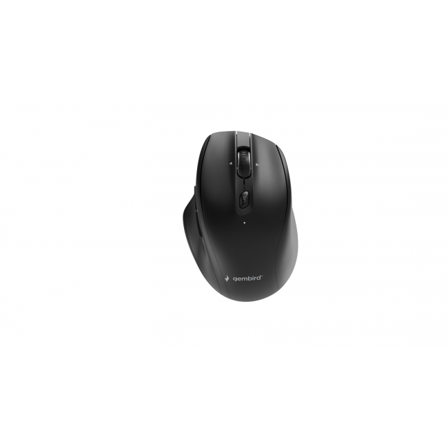 Gembird MUSW2-6B-02 Dual-mode wireless mouse (2.4G + BT), 2400 DPI, 6-button, black