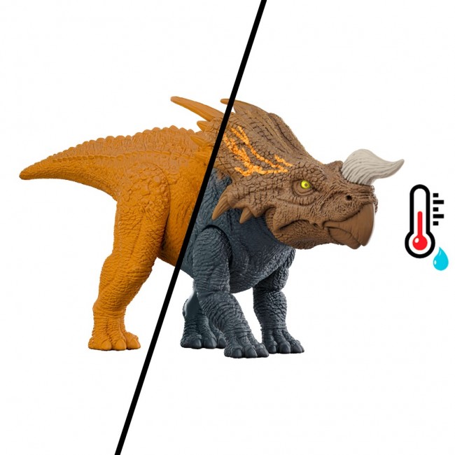 Jurassic World Dino Reveal 2 Dinosaur Toys in Battle Arena, Warm Water Changes Decoration Jurassic World Dino Reveal 2 Dinosaur Toys in Battle Arena, Warm Water Changes Decoration