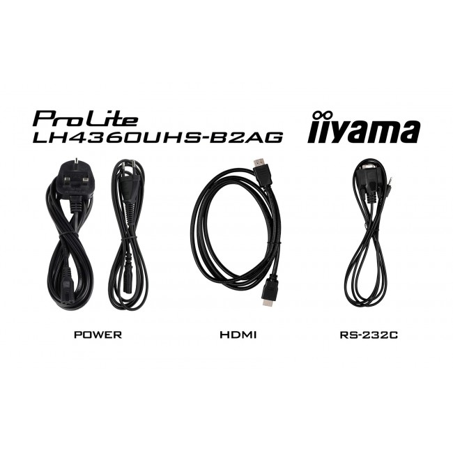 iiyama LH4360UHS-B2AG Signage Display Digital A-board 108 cm (42.5