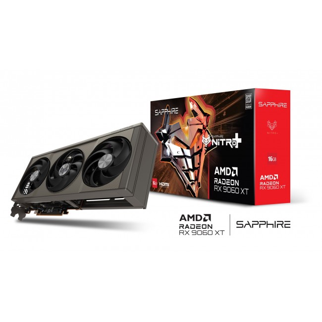 Sapphire NITRO+ AMD Radeon RX 9060 XT GPU 16 GB GDDR6