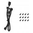 DeepCool FL12-3 in 1 Computer case Fan 12 cm Black 3 pc(s) DeepCool FL12-3 in 1 Computer case Fan 12 cm Black 3 pc(s)