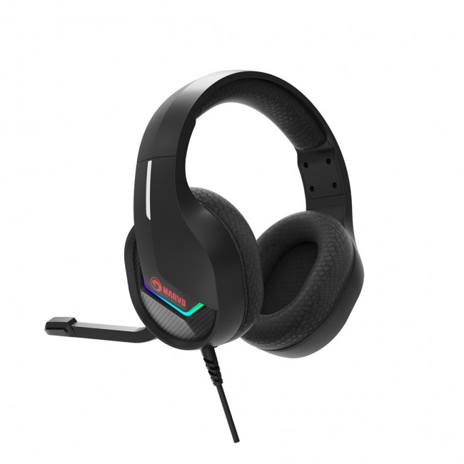 Marvo H8618 Headset Wired Head-band Gaming USB Type-A Black