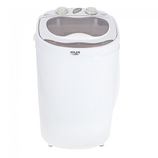 Adler AD 8055 washing machine Top-load 3 kg Cream, White