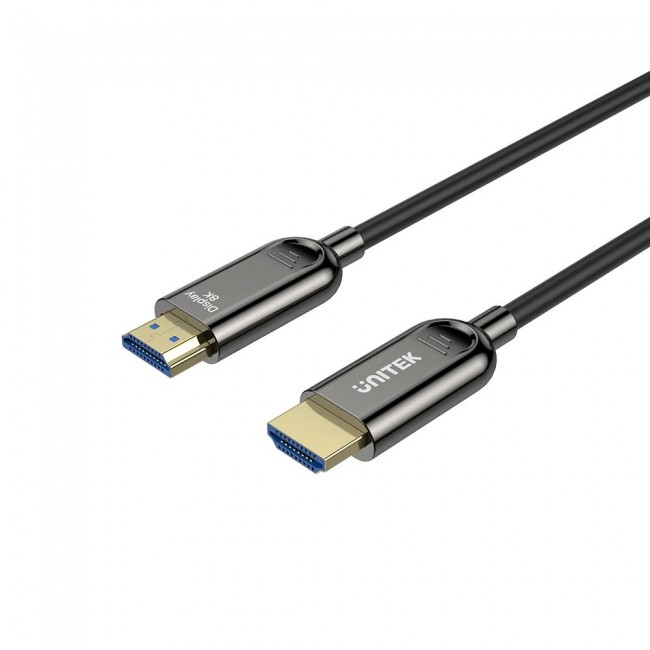 Optical cable HDMI 2.1 AOC Unitek C11085GY01-20M Optical cable HDMI 2.1 AOC Unitek C11085GY01-20M