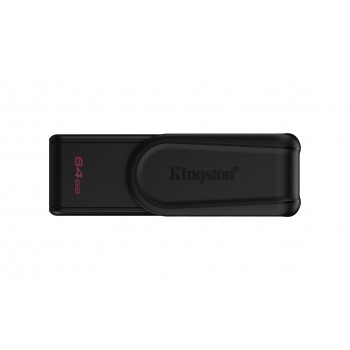 Kingston Technology DataTraveler 64GB Portable USB 3.2 Gen 1 Exodia S (Black/Black)