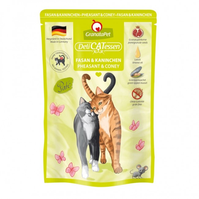 GRANATAPET DeliCATessen Pheasant and coney - wet cat food - 85g