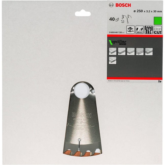 Bosch Optiline Wood Circular Saw Blades