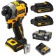 18v impact driver 3 gears 208nm trunk 2x2ah