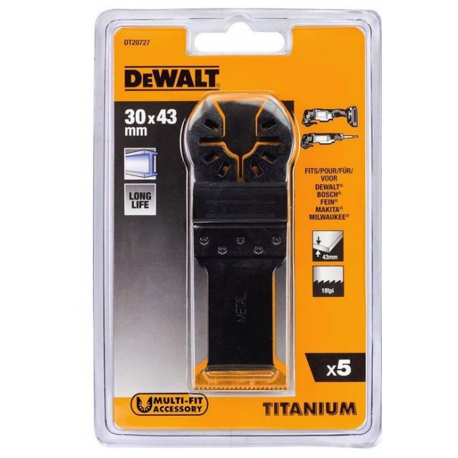 Titanium Coated Saw Blade - 30 mm x 43 mm (5 pcs) Titanium Coated Saw Blade - 30 mm x 43 mm (5 pcs)