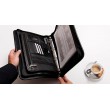 Wedo 58 5001 personal organizer Leather, Nylon Black