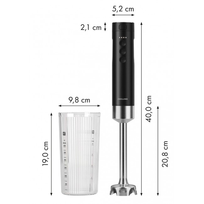 ZWILLING 1030457 mixer Hand mixer 250 W Black