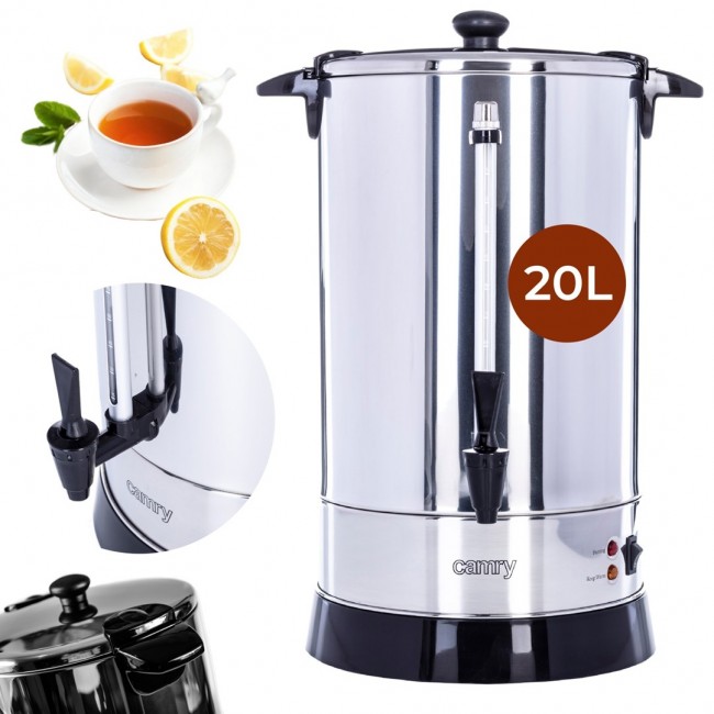 Camry CR 1259 electric kettle 20 L 1650 W Black