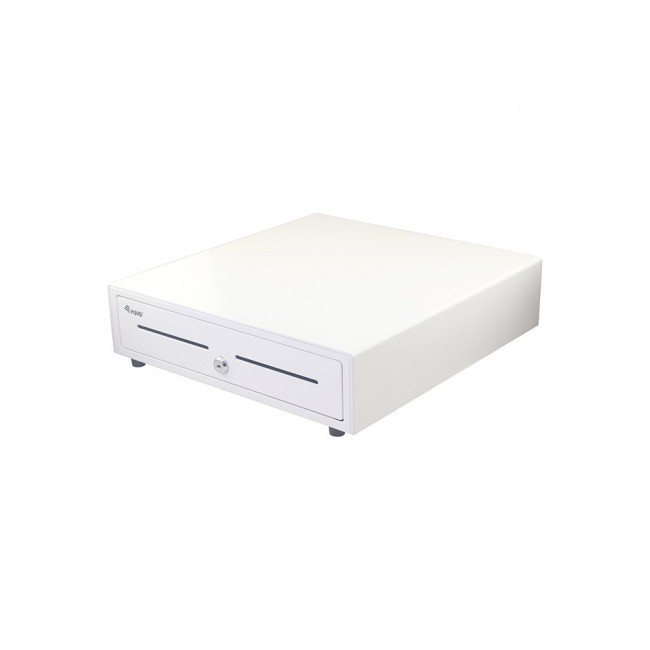 Equip Cash Register Drawer for Point of Sale (POS) System, 4 Bill/8 Coin Compartments, Removable Coin Slots, RJ11 connector