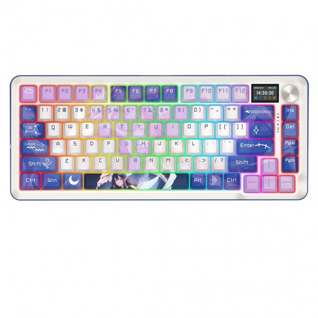 REDRAGON K708AK-RGB-PRO FLEKACT keyboard USB + RF Wireless + Bluetooth White REDRAGON K708AK-RGB-PRO FLEKACT keyboard USB + RF Wireless + Bluetooth White
