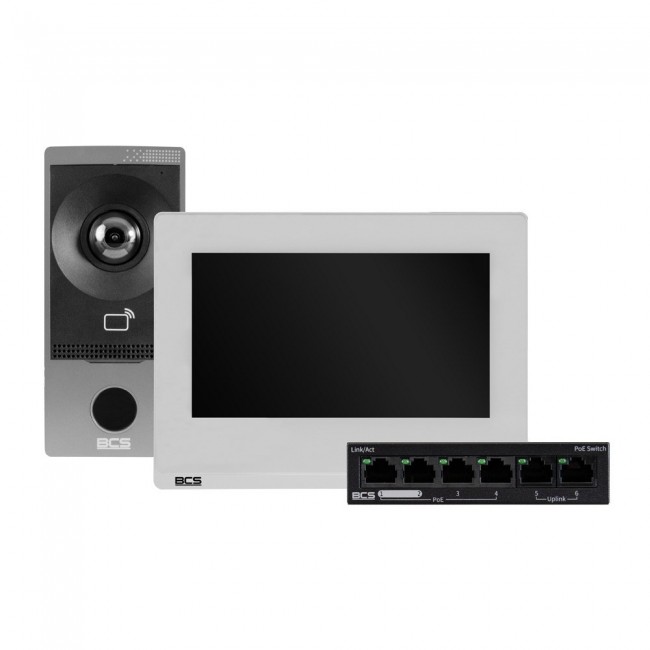 BCS BCS-P-VIS02 video intercom system 2 MP 17.8 cm (7