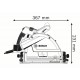 Bosch 0 601 675 001 portable circular saw 16.5 cm 6250 RPM 1400 W Bosch 0 601 675 001 portable circular saw 16.5 cm 6250 RPM 1400 W