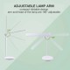 Techly I-LAMP-DSK9 table lamp 3 W LED G White Techly I-LAMP-DSK9 table lamp 3 W LED G White