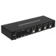 Techly IDATA DP-KVM4 KVM switch Rack mounting Black Techly IDATA DP-KVM4 KVM switch Rack mounting Black