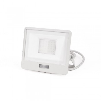 LED Projector V-TAC 30W SAMSUNG CHIP Motion Sensor White Cable 1M VT-138S-1 6400K 2340lm 5-Year Warranty