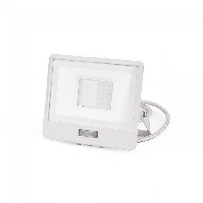 LED Projector V-TAC 30W SAMSUNG CHIP Motion Sensor White Cable 1M VT-138S-1 6400K 2340lm 5-Year Warranty LED Projector V-TAC 30W SAMSUNG CHIP Motion Sensor White Cable 1M VT-138S-1 6400K 2340lm 5-Year Warranty