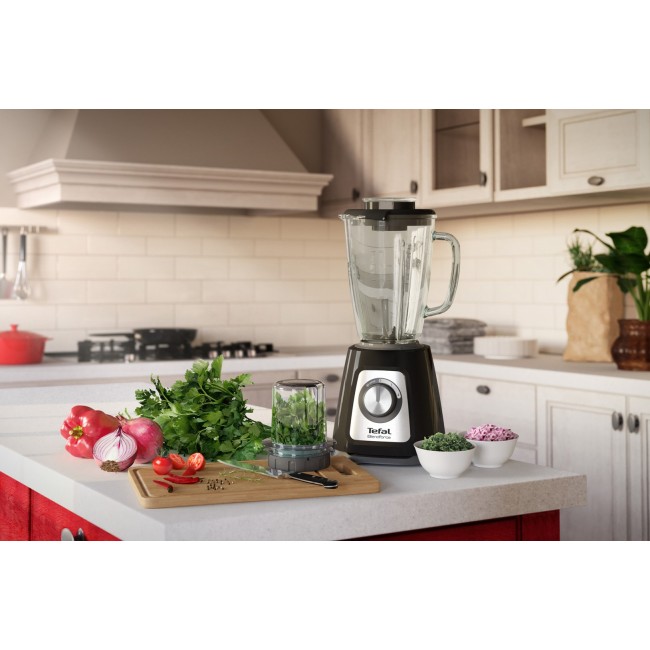 Tefal BlendForce II BL4388 blender 1.25 L Tabletop blender 800 W Black, Brushed steel Tefal BlendForce II BL4388 blender 1.25 L Tabletop blender 800 W Black, Brushed steel