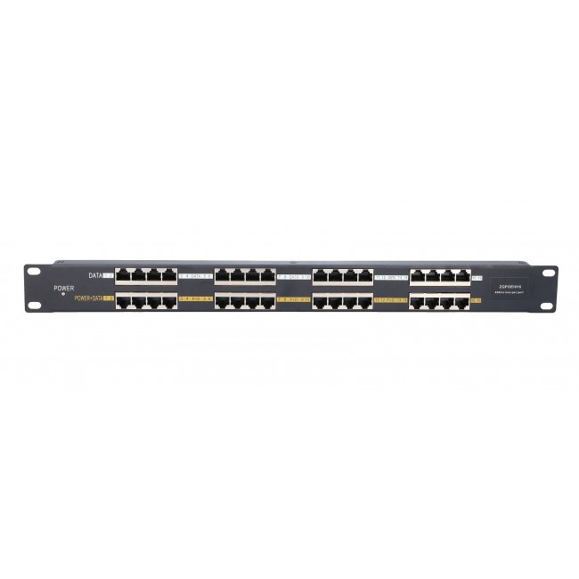 Extralink PoE Injector 16 Port 16x 100Mb/s RJ45, Rackmount