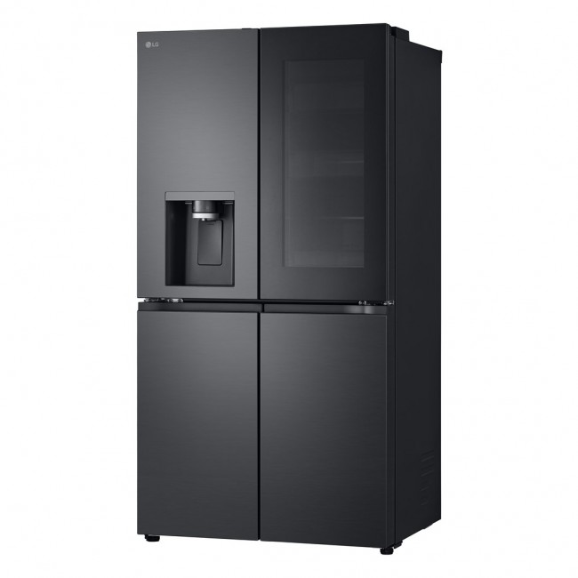 LG InstaView GMG960EVJE side-by-side refrigerator Freestanding 638 L Black