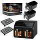 Double fat-free fryer, 2200 W, capacity 8 l, LED display