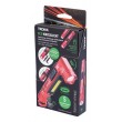 TROIKA ECO KNICKLICHT Red Hand flashlight + Headband flashlight COB LED