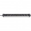 Brennenstuhl 1390007009 power extension 2 m 9 AC outlet(s) Aluminium, Black