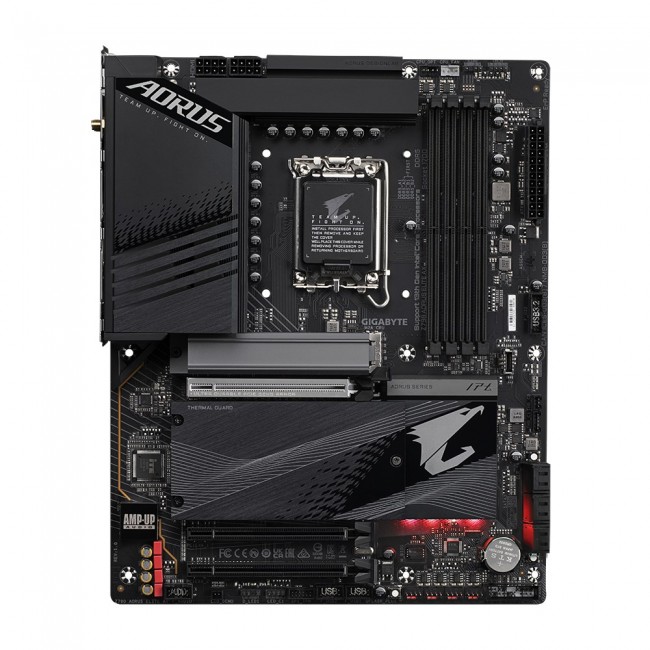 GIGABYTE Z790 AORUS ELITE AX Motherboard - Supports Intel Core 14th CPUs, 16*+2+ Phases Digital VRM, up to 7600MHz DDR5 (OC), 4xPCIe 4.0 M.2, Wi-Fi 6E, 2.5GbE LAN, USB 3.2 Gen 2x2 GIGABYTE Z790 AORUS ELITE AX Motherboard - Supports Intel Core 14th CPUs, 16*+2+ Phases Digital VRM, up to 7600MHz DDR5 (OC), 4xPCIe 4.0 M.2, Wi-Fi 6E, 2.5GbE LAN, USB 3.2 Gen 2x2