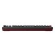Montech MKey TKL keyboard Gaming USB Burgundy, Dark Grey Montech MKey TKL keyboard Gaming USB Burgundy, Dark Grey