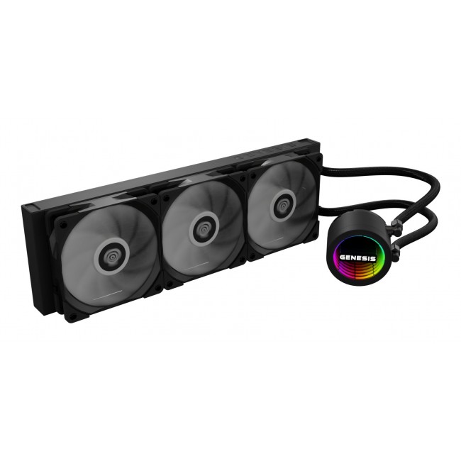 GENESIS NLG-2321 computer cooling system Computer case Liquid cooling kit Black GENESIS NLG-2321 computer cooling system Computer case Liquid cooling kit Black