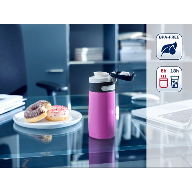 Leifheit Thermal mug Flip 350 ml Purple