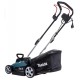 Makita ELM3320 lawn mower Walk behind lawn mower Black,Turquoise AC
