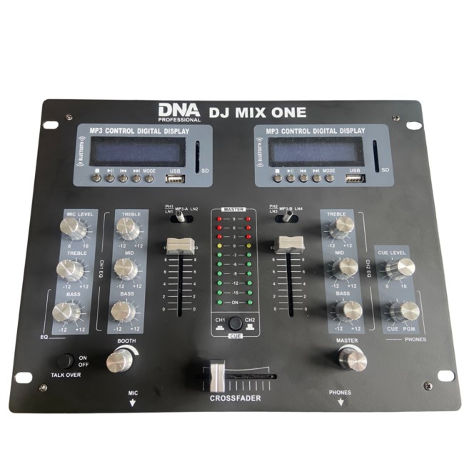 DNA DJ MIX ONE analogowy mikser d więku stereo Blu