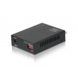 LevelOne RJ45 to ST Fast Ethernet Media Converter, Multi-Mode Fiber, 2km