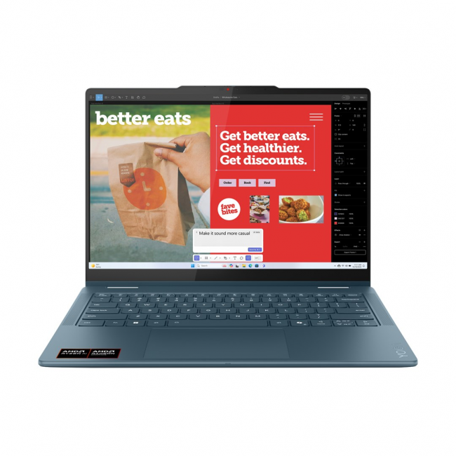 Lenovo Yoga 7 2-in-1 14AKP10 Copilot+ PC AMD Ryzen AI 5 340 Hybrid (2-in-1) 35.6 cm (14