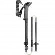 Trekking poles LEKI MAKALU FX TA, 110 130 cm, Black