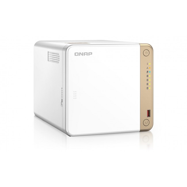 QNAP TS-462-4G NAS/storage server Tower Intel Celeron N4505 4 GB DDR4 0 TB QNAP QTS White QNAP TS-462-4G NAS/storage server Tower Intel Celeron N4505 4 GB DDR4 0 TB QNAP QTS White
