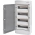 ECH-48PT-S PLASTIC SWITCHGEAR NT 48M 4X 12M N+PE IP65 SMOKE DOOR WHITE DIDO 1500V/DC