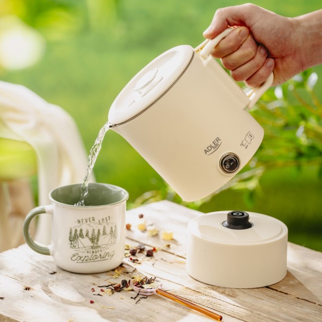 Electric kettle ADLER AD 1388b tourist 0.8 L 650 W Beige Electric kettle ADLER AD 1388b tourist 0.8 L 650 W Beige