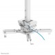 Neomounts CL25-550WH1 Beamer ceiling mount - h 74,5-114,5 cm - easy-install - full motion