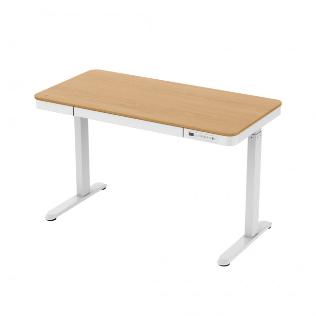 ACTIVEJET desk with electric height adjustment 120x60 ET119S white/oak