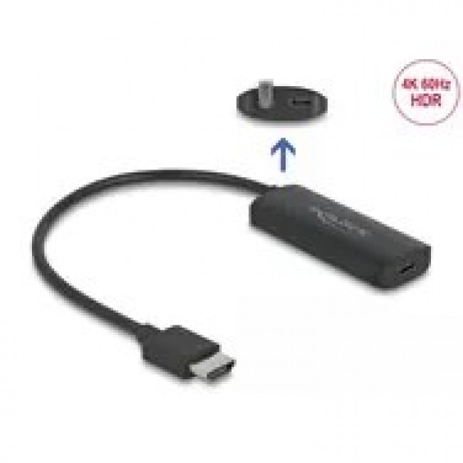 DeLOCK Adapter HDMI-A male to USB Type-C female (DP Alt Mode) 4K 60 Hz