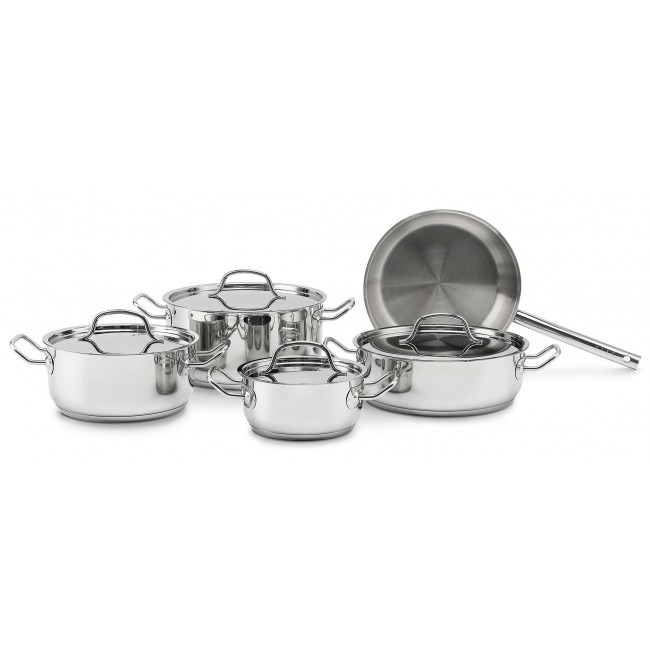 ELLE Home Stainless Steel Cookware Set ECCS200409A, 9 Pieces