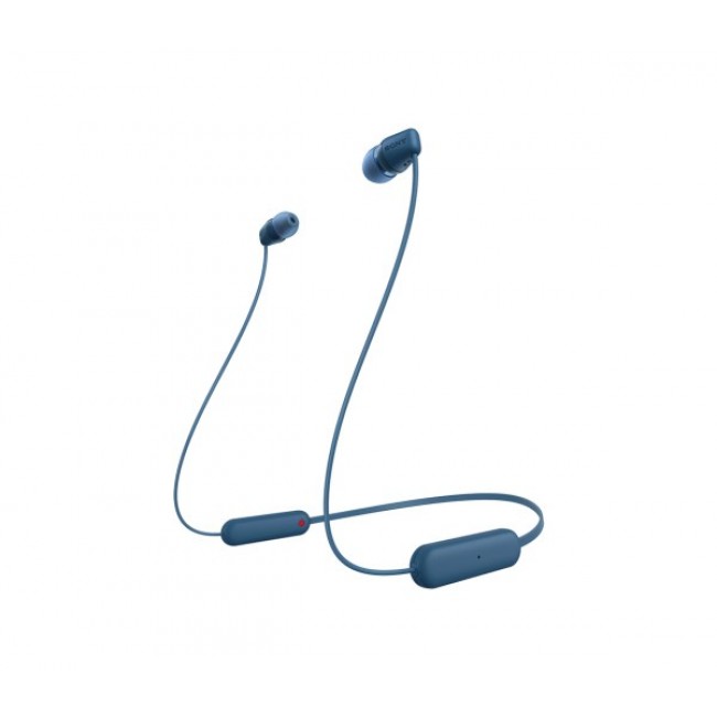 Sony WI-C100 Headset Wireless In-ear Calls/Music Bluetooth Blue Sony WI-C100 Headset Wireless In-ear Calls/Music Bluetooth Blue