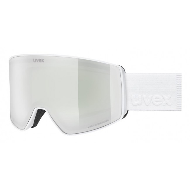 Uvex Skibrille scenic FM winter sport goggles Black Men White Spherical lens